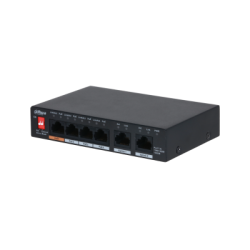 PFS3006-4GT-60-V2 6-Port 10/100Mbps Unmanaged Desktop Switch with 4 PoE Ports